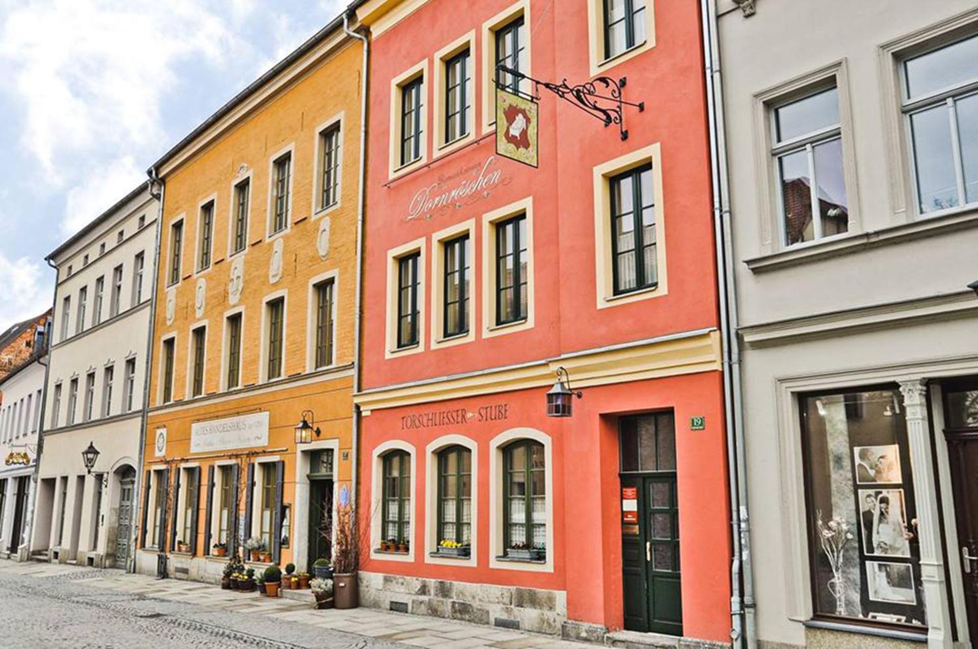 Altes Handelshaus Plauen Buitenkant foto